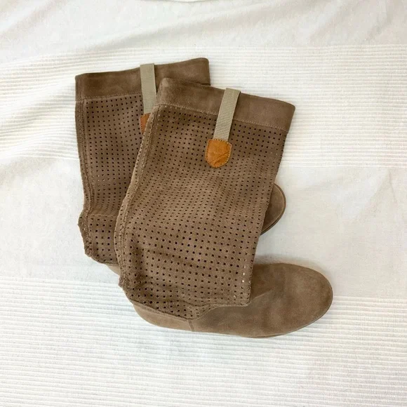 Suede Leather Riding Boots - Picture 13 of 15